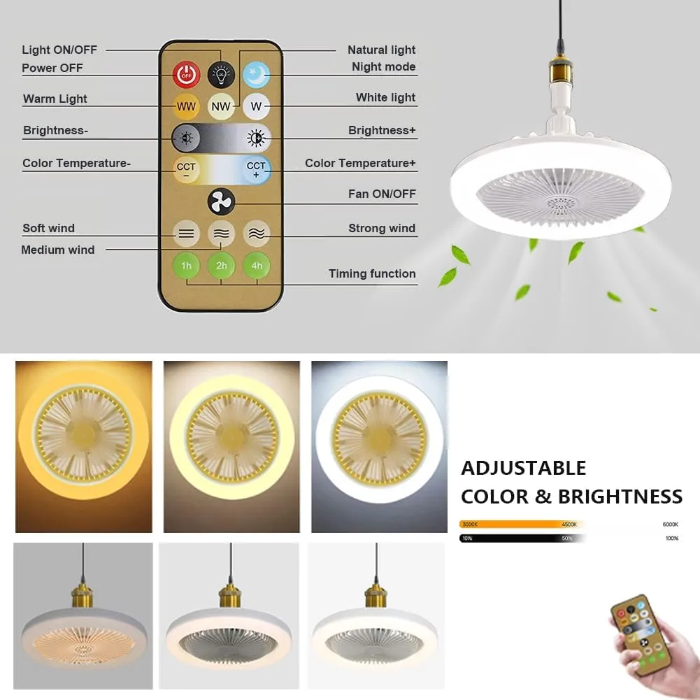 ceiling fan with light remote control