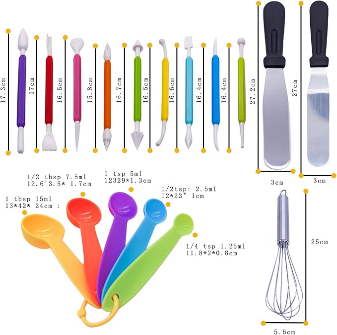 cake decorating accessories (85pc)