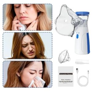 portable handheld mesh inhaler nebulizer – quiet, compact & effective respiratory care